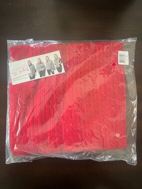 NWT Red Cable Knit Wrap